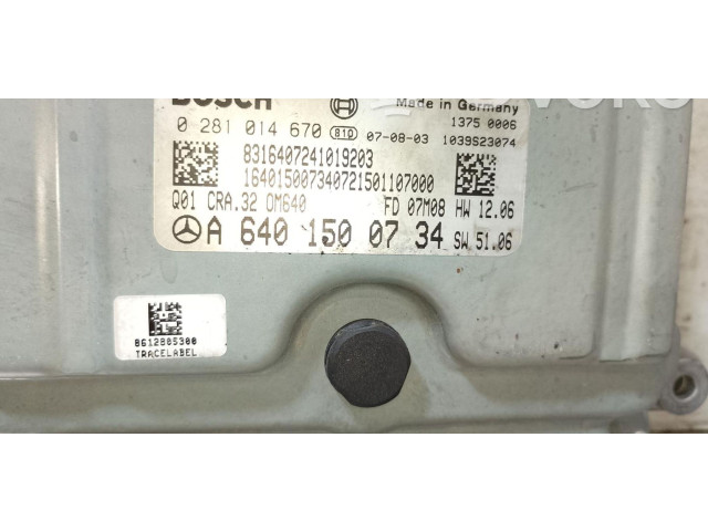 Řídící jednotka A6401500734   Mercedes-Benz B W245 2007
