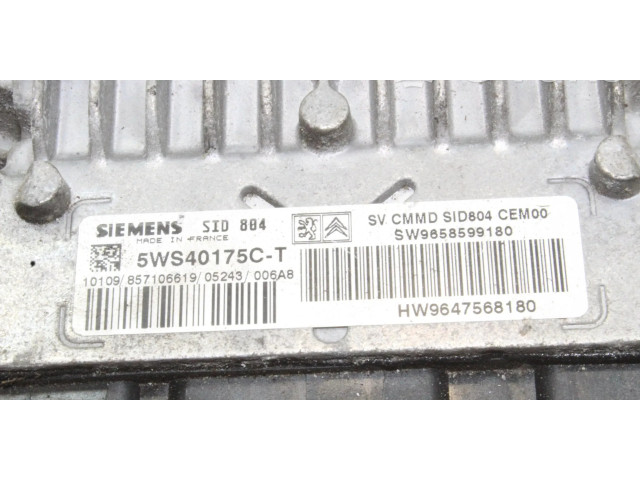 Řídící jednotka 9647568180, 9658599180   Citroen C3 2011