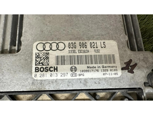 Блок управления двигателя 03G906021LS, CENTRALITAMOTORUCE   Audi A3 S3 8P