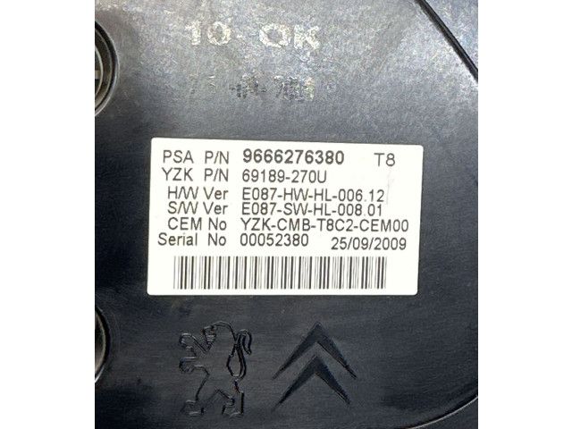 Přístrojová deska  Peugeot 5008 2010 9666276380, 9666247580  