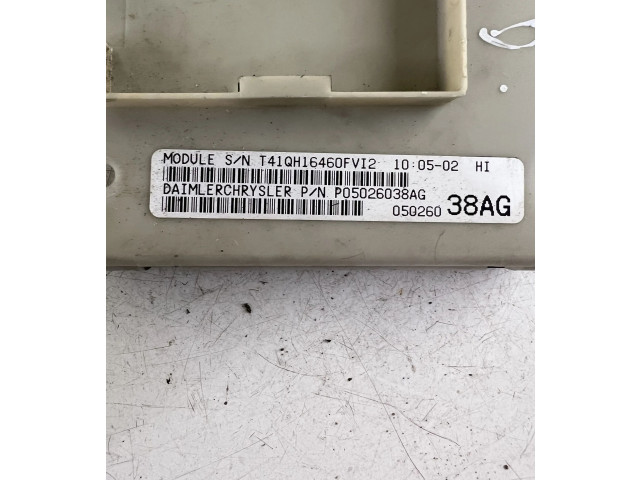 Pojistková skříňka Řídící jednotka BSM 05026038AG, P05026038AG   Jeep Cherokee III KJ 2004