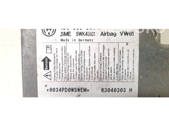 Блок подушек безопасности 1C0909605F   Volkswagen Transporter - Caravelle T5