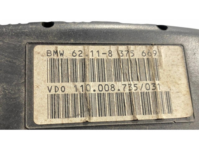Přístrojová deska  BMW 5 E39 2001 8375669, 62118375669  