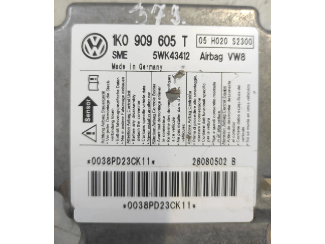 Блок подушек безопасности 1K0909605T, 26080502B   Volkswagen Golf Plus