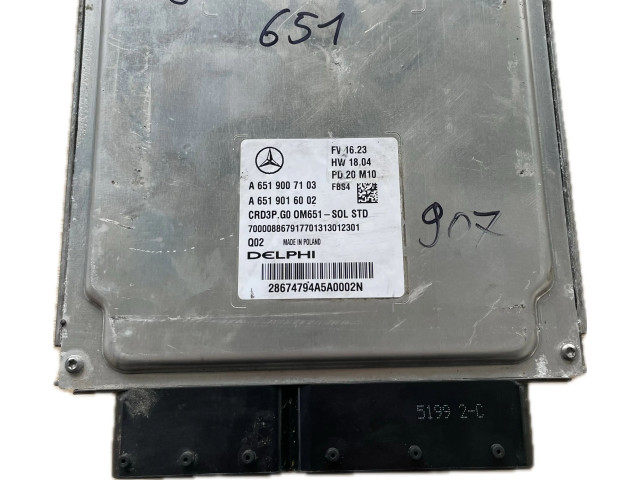 Řídící jednotka A6519007103   Mercedes-Benz EQV 447 2022