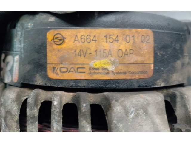 Генератор A6641540102, A6641540102   SsangYong Kyron      