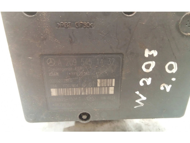 Блок управления АБС A0044315412, A2095451432   Mercedes-Benz C W203