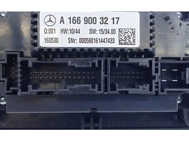 Блок управления климат-контролем A16690003217, E3A1-3-1   Mercedes-Benz GLE (W166 - C292)