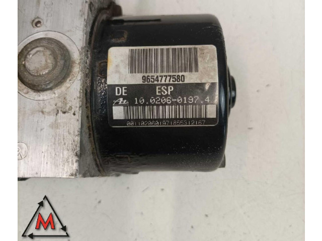 Блок управления АБС 10.0206, 9654777580   Peugeot 1007