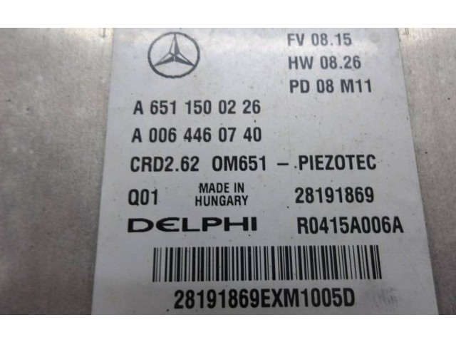 Řídící jednotka A6519005301   Mercedes-Benz C W204 2007