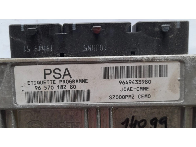 Řídící jednotka 9657018280, 9649433980   Citroen C4 Aircross 2010