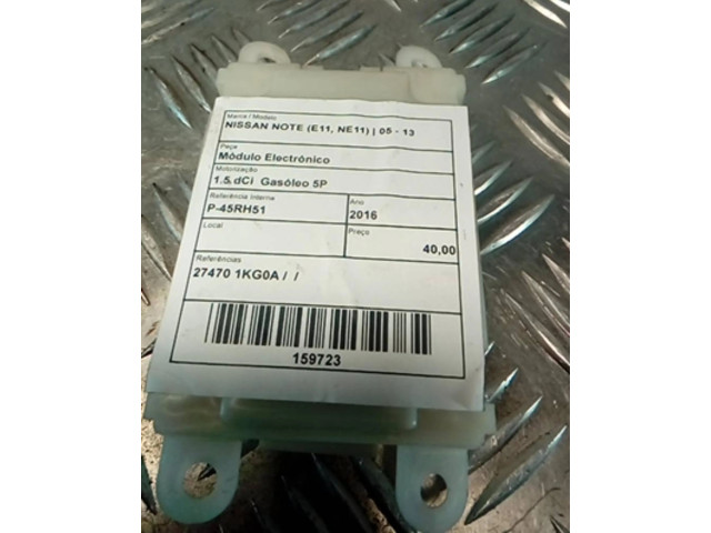 Řídící jednotka 27470, 1KG0A   Nissan Note (E11) 2016