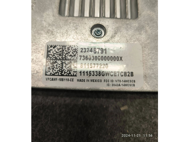 Модуль беспроводной зарядки 23248791, 811577220    Chevrolet Camaro