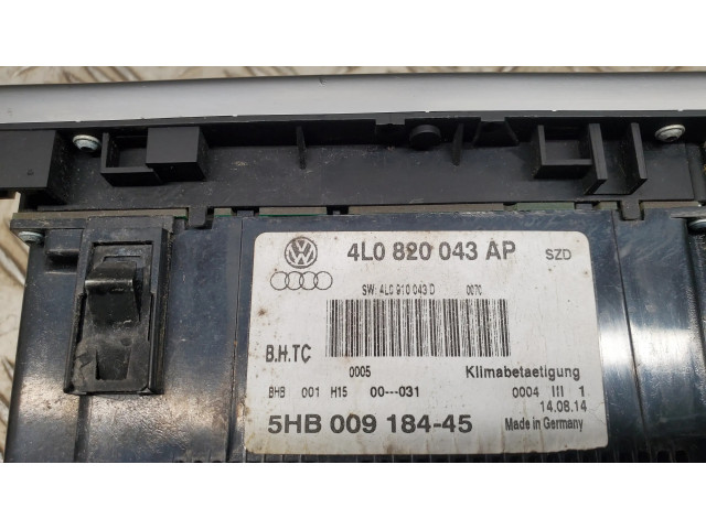 Блок управления климат-контролем 4L0820043AP   Audi Q7 4L