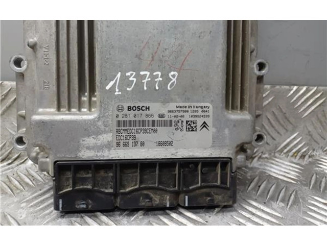 Блок управления 0281017866, 0281017866   Citroen C-Crosser