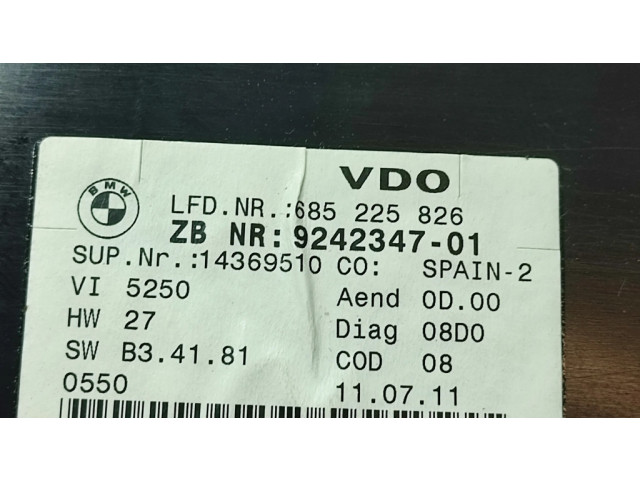 Přístrojová deska  BMW 3 E92 E93 2011 9242347  
