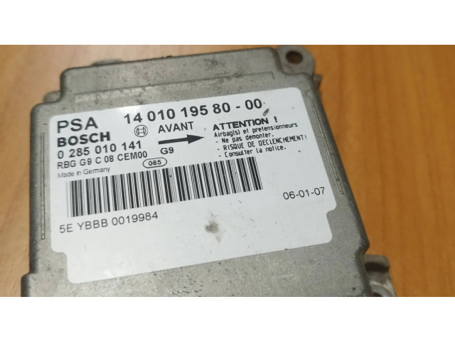 Блок подушек безопасности 1401019580, 0285010141   Citroen Jumpy