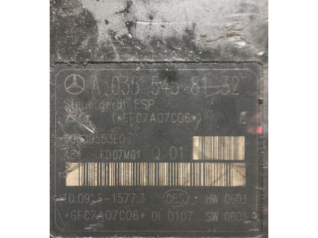 Jednotka ABS 10.0204-0505.4, 10.0204-0505.4   Mercedes-Benz SLK R171 2005
