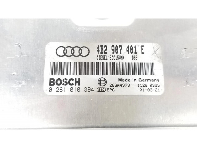 Блок управления двигателя 4B2907401E   Audi A6 S6 C5 4B