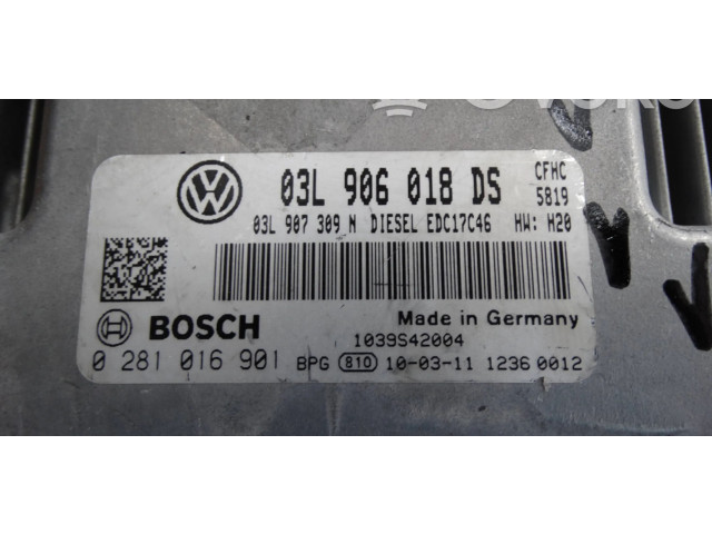 Блок управления двигателя 03L906018DS   Volkswagen Touran II