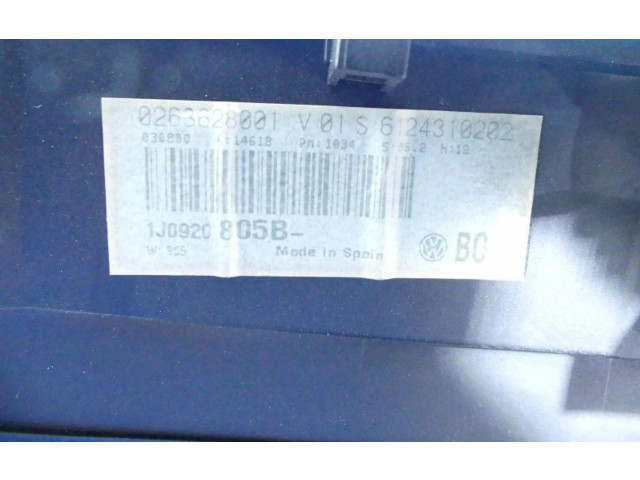 Спидометр (приборный щиток) 1J0920805B, IMPRK1312073   Volkswagen Bora 2000