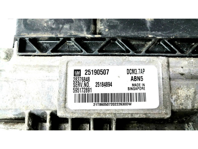 Řídící jednotka 25190507, 28376848   Chevrolet Captiva 2013