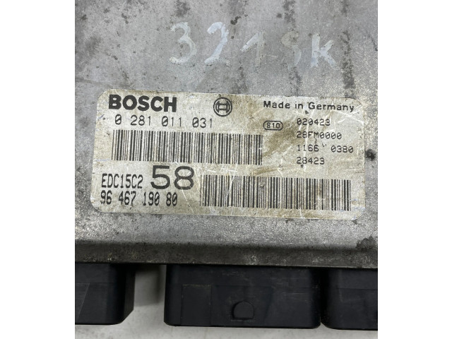 Блок управления двигателя 9646719080, EDC15C2   Fiat Ulysse