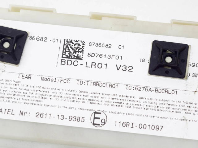 Блок комфорта 8736682, 5D7613F01   BMW i3   