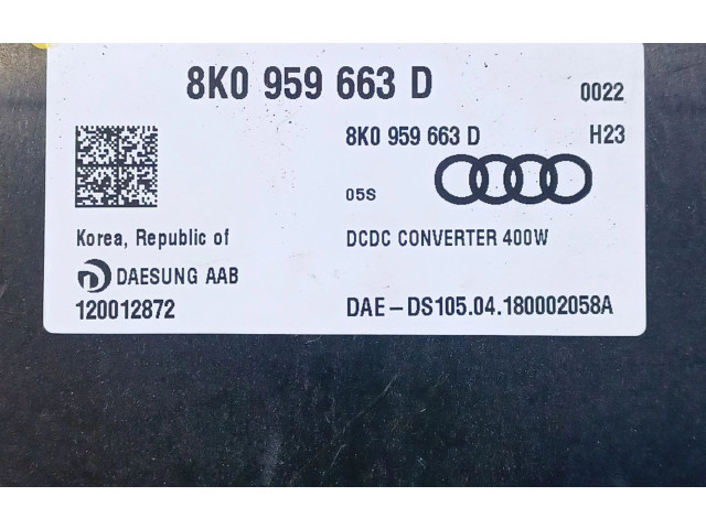 Другие блоки управления / модули    8K0959663D, 8K0959663D   Audi A6 C7