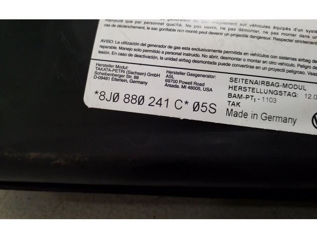Подушка безопасности в сиденье 8J0880241C   Audi TT TTS Mk2