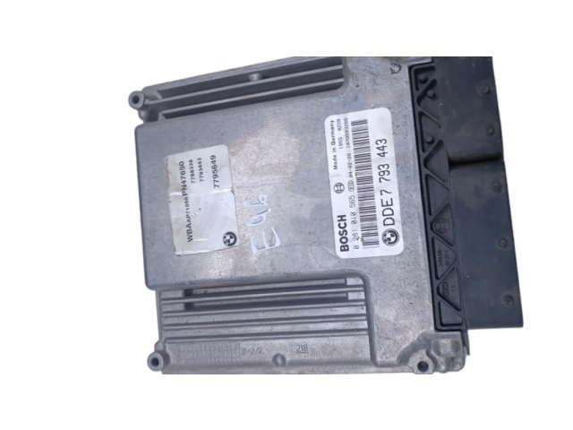 Řídící jednotka 7795646, DDE7793443   BMW 3 E46 2003