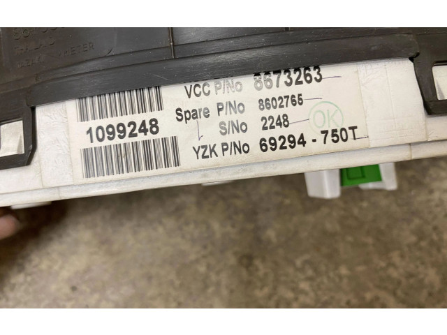 Přístrojová deska  Volvo V70 2005 8673263, 8673802  