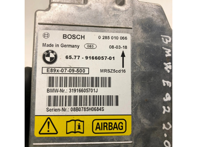 Блок подушек безопасности 9166057, 31916605701J   BMW 3 E92 E93