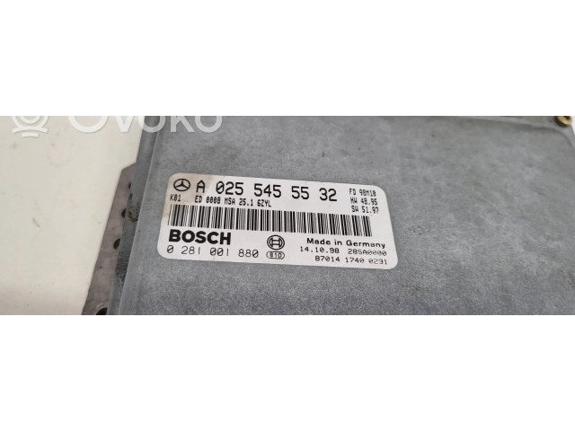Řídící jednotka A0255455532, 28SA0000   Mercedes-Benz E W210 1997