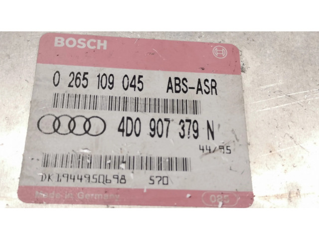 Блок управления АБС 0265109045, 4D0907379N   Audi A8 S8 D2 4D