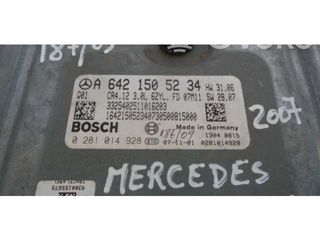 Řídící jednotka 0281014928, 187   Mercedes-Benz ML W164 