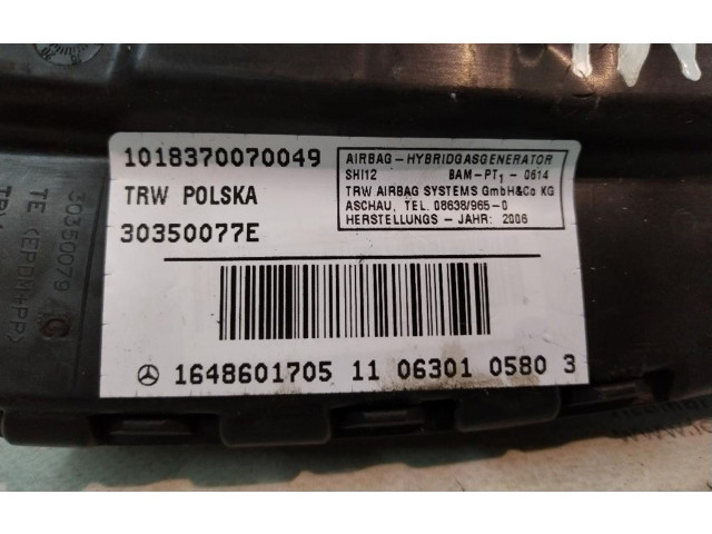 Zpětné zrcátko  Mercedes-Benz ML W164 2006  1648601705, 1648601705  