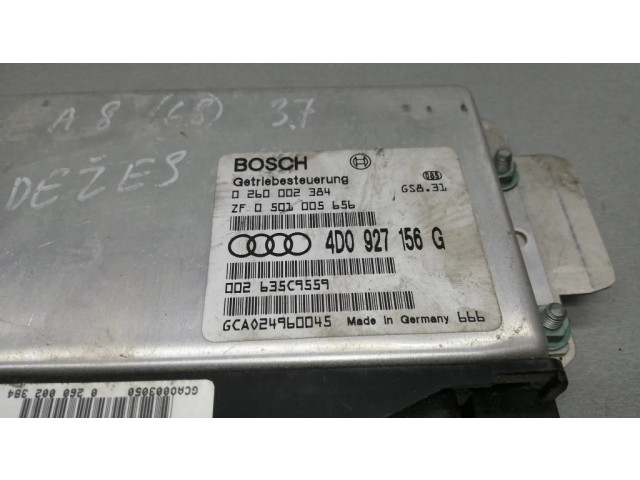 Блок управления коробкой передач 4D0927156G, 0260002384   Audi A8 S8 D2 4D