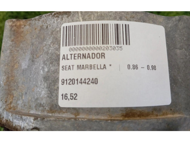 Генератор 9120144240   Seat Marbella      