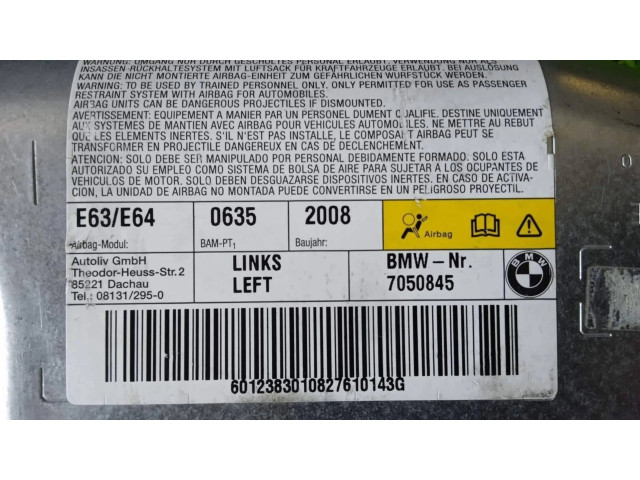 Подушка безопасности двери 7050845, 081312950   BMW M6