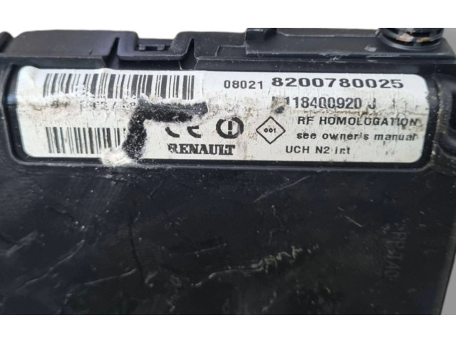 Блок комфорта U118400920J, 8200780025   Renault Megane II   