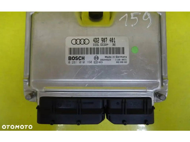 Řídící jednotka 4D2907401, 0281010160   Audi A8 S8 D2 4D 1999