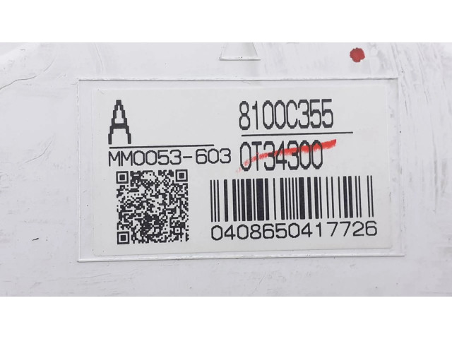 Přístrojová deska  Mitsubishi ASX 2015 8100C355, MM0053603  