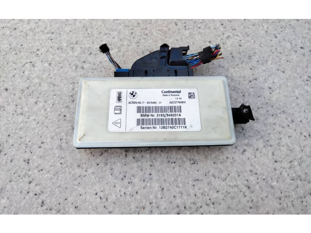 Блок подушек безопасности 9319492   BMW 7 F01 F02 F03 F04