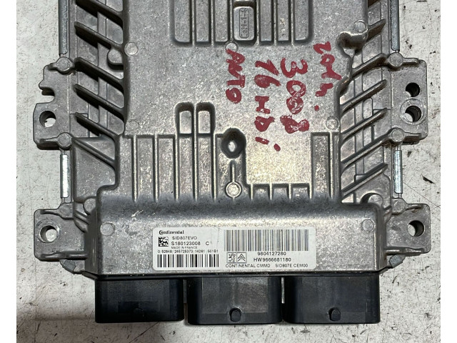 Řídící jednotka 9804127280, 9804127280   Peugeot 3008 I 2014
