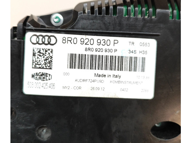 Панель приборов 8R0920930P   Audi Q5 SQ5       