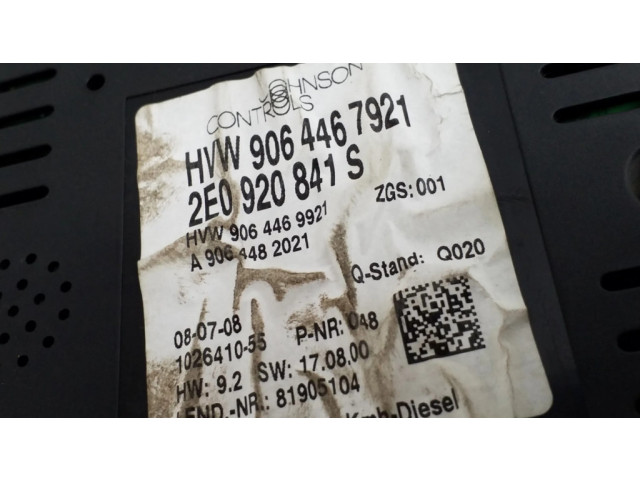 Панель приборов 9064467921, 2E0920841S   Mercedes-Benz Sprinter W906       