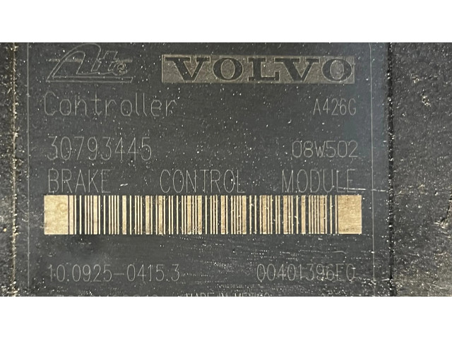 Jednotka ABS 30793445, 00401396E0   Volvo S60 2009