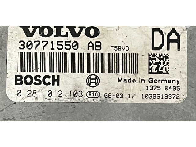 Řídící jednotka 30771550AB, 1039S18372   Volvo S60 2006