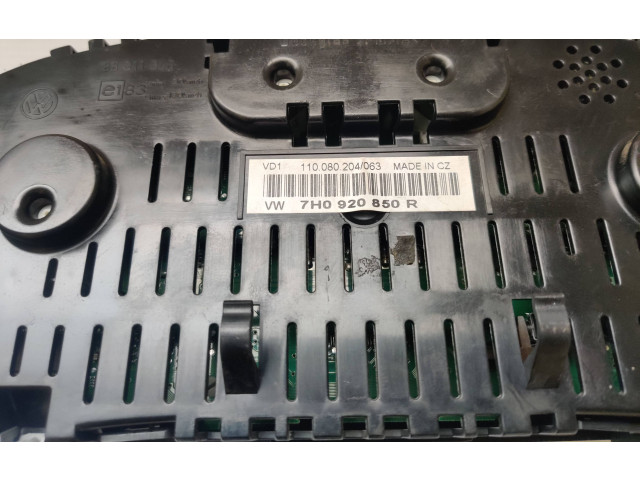 Панель приборов 7H0920850R, 88311340   Volkswagen Transporter - Caravelle T5       